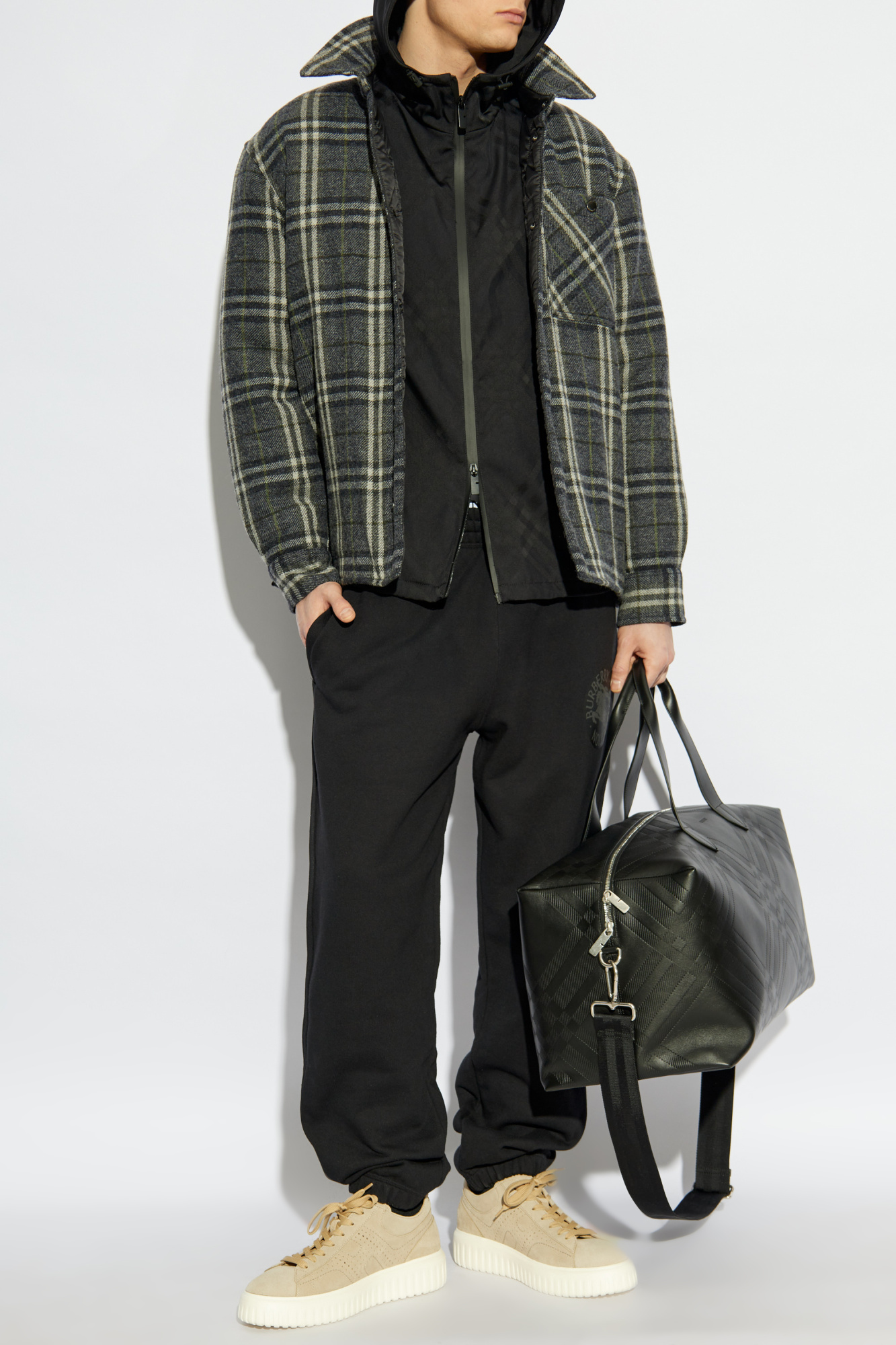 Black Check jacket Burberry - Vitkac Italy